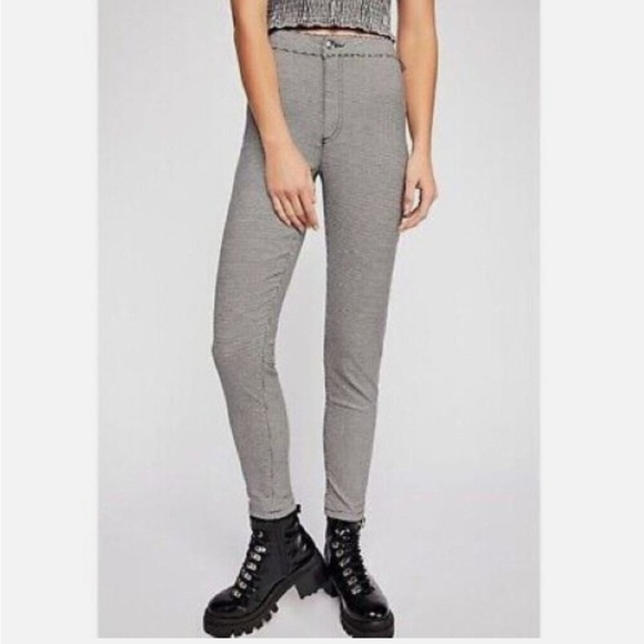 Free people We the free Belle Houndstooth Skinny pants - Picture 3 of 5
